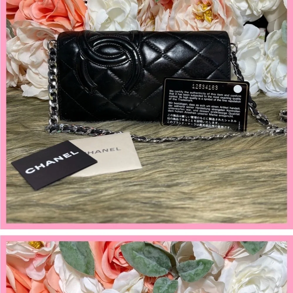 Chanel CAMBON Bifold wallet with Crossbody/Top Handle Chain